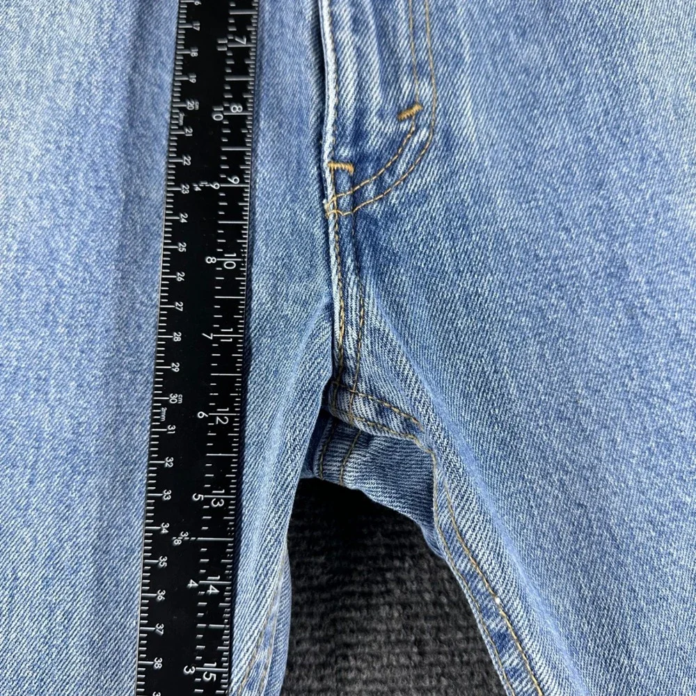 Levi's 505 Jeans Mens 36x29 W36 L29 Light Wash Regular Fit Straight Leg Denim